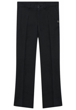 Льняные брюки Dolce & Gabbana L42P59/FU4JB/8 14