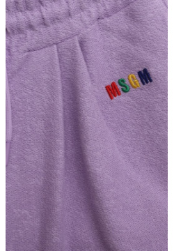 Хлопковые шорты MSGM kids MS029338
