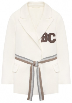 Хлопковый пиджак Brunello Cucinelli BF570K005A Для изготовления белоснежного