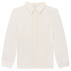 Хлопковая блузка Ella B EBR608 Блуза нежного кремового оттенка выполнена из