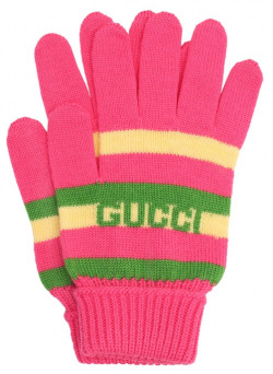 Шерстяные перчатки Gucci 660623/4K206