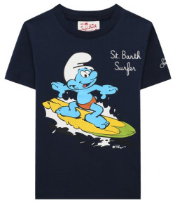 Хлопковая футболка MC2 Saint Barth STBK/TSHIRT B0Y/04998D