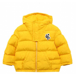Утепленная куртка Off White OBED001F22FAB0021818 Для пошива короткой желтой