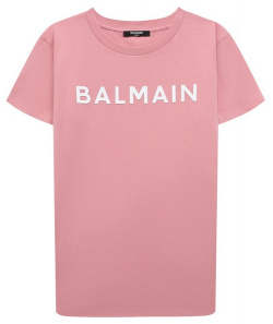 Хлопковая футболка Balmain BT8B01