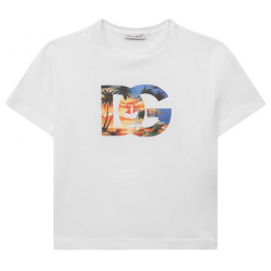 Хлопковая футболка Dolce & Gabbana L4JTEY/G7I6A/2 6
