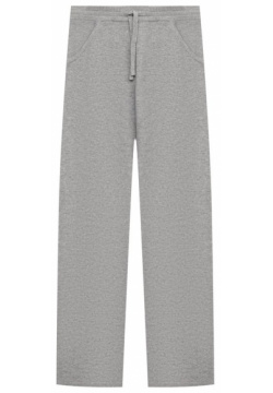 Кашемировые брюки Loro Piana FAL3725 Светло серые с четырьмя карманами