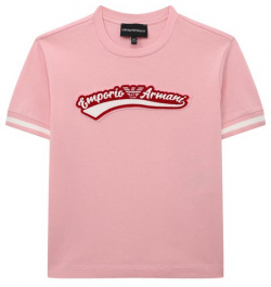 Хлопковая футболка Emporio Armani 6R4TJ4/1JWZZ Принадлежность розовой футболки