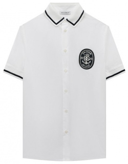 Хлопковая рубашка Dolce & Gabbana L43S57/G7D2R/2 6