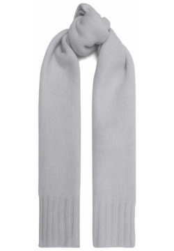 Кашемировый шарф Giorgetti Cashmere MB1669 Для создания светло серого шарфа
