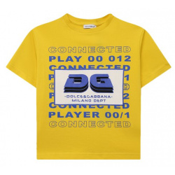 Хлопковая футболка Dolce & Gabbana L4JTEY/G7H3I/2 6