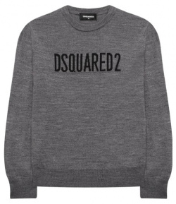 Пуловер Dsquared2 DQ1724/D003F Серый меланжевый мастера марки выполнили