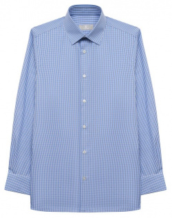 Хлопковая рубашка Stefano Ricci Junior YC002317/M1702 Для пошива голубой рубашки