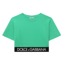 Хлопковая футболка Dolce & Gabbana L5JTHR/G7E3K/2 6