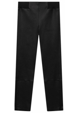 Кожаные брюки Brunello Cucinelli B0V32P029A Мастера марки сшили черные из