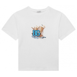 Хлопковая футболка Dolce & Gabbana L4JTEY/G7H0Y/8 14