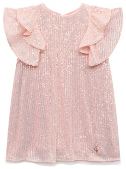 Платье Blumarine IA3008J1917 Нежный розовый цвет этого свободного платья