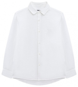 Льняная рубашка Il Gufo P23CL110L6006/2A 4A Для пошива белой рубашки с длинными