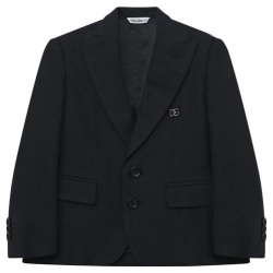 Льняной пиджак Dolce & Gabbana L41J66/FU4JB/8 14 В этом чернильно синем