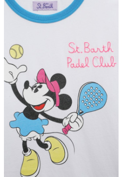 Хлопковая футболка MC2 Saint Barth STBK/ELLY STRING/06043D