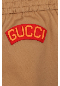 Хлопковые брюки Gucci 573996/XWAEW