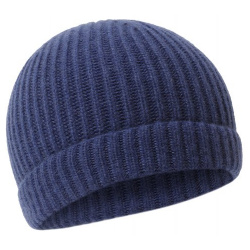 Кашемировая шапка Giorgetti Cashmere MB1856 Мастера марки связали темно синюю