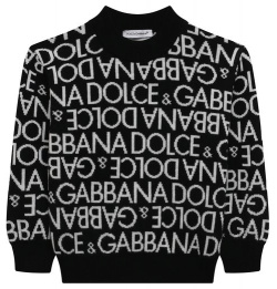 Шерстяной пуловер Dolce & Gabbana L4KWE2/JCVM3/8 14 Для изготовления черного