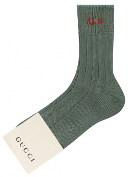 Хлопковые носки Gucci 623811 3K012