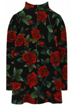 Хлопковое платье Dolce & Gabbana L5JD7L/HS7MR/8 14