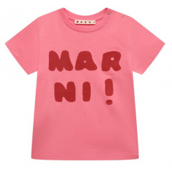 Хлопковая футболка Marni M00916/M00HZ