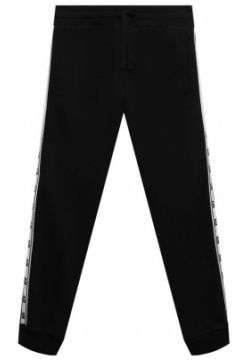 Хлопковые джоггеры Dolce & Gabbana L4JPIH/G7KK0/2 6 Черные с широким