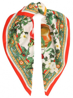Хлопковый платок Dolce & Gabbana LB7A11/G7I4I Разноцветный покрыт