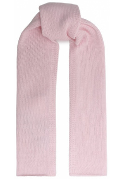 Шерстяной шарф Catya 327726 Нежно розовый мастера марки связали из