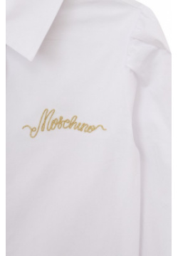 Хлопковая блузка Moschino HDC01M/N0Z73/4A 8A