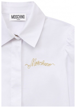Хлопковая блузка Moschino HDC01M/N0Z73/10A 14A