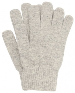Кашемировые перчатки Yves Salomon Enfant 23WEA501XXCARD Светло серые меланжевые