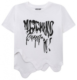 Хлопковая футболка Moschino HDM057/LAA20/4A 8A