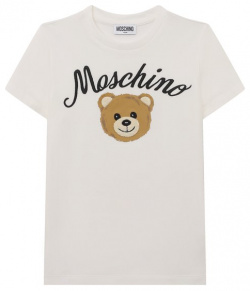 Хлопковая футболка Moschino HPM03T/LBA38/10A 14A