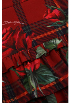 Хлопковая юбка Dolce & Gabbana L54I66/HS7MH/2 6
