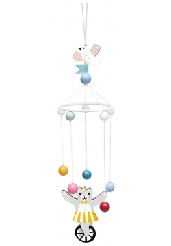 Декор для детской Мобиль Цирк Vilac 8508 «Цирк» поможет развлечь малыша: