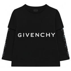 Хлопковый лонгслив Givenchy H25450/4A 5A