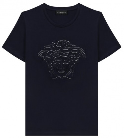 Хлопковая футболка Versace 1000129/1A08294/8A 14A