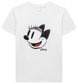 Хлопковая футболка Givenchy H15339/12+/14 Белую футболку из капсульной коллекции