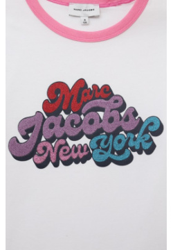 Хлопковая футболка MARC JACOBS (THE) W15669/6A 12A