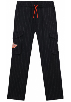 Шерстяные брюки карго Kenzo K24327/6Y 12Y