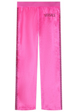 Велюровые брюки Versace 1012222/1A08393/8A 14A