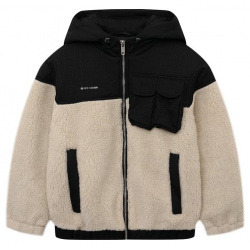 Утепленная куртка Givenchy H26145/6A 12A Черно белую куртку скомбинировали из