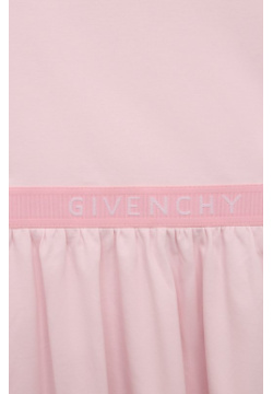 Хлопковое платье Givenchy H12331/6A 12A