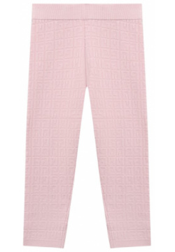 Легинсы из вискозы Givenchy H14213/6A 12A нежно розового оттенка приятно