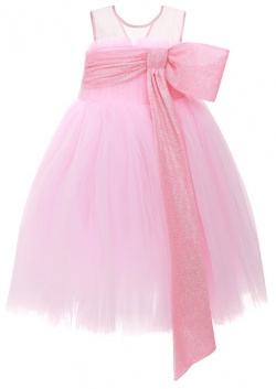 Платье Cindy Sasha Kim УТ 00000637 Нежным розовым цветом и пышным многослойным