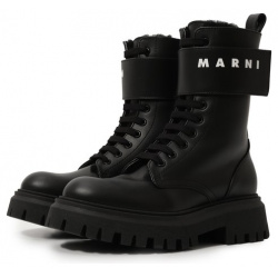 Кожаные ботинки Marni 75368/36 40
